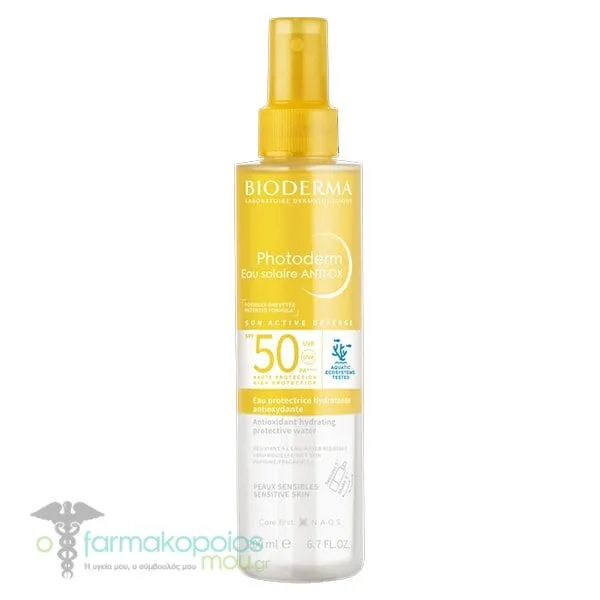 Bioderma Photoderm Eau Solaire ANTI-OX SPF50, 200ml