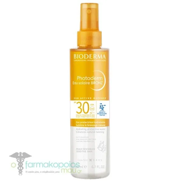 Bioderma Photoderm Eau Solaire Bronz SPF30, 200ml