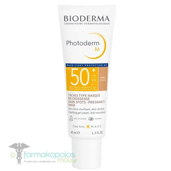 Bioderma Photoderm M Golden SPF50+ Tinted Protective Cream, 40ml