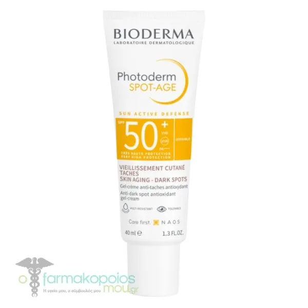 Bioderma Photoderm Spot-Age Antioxidant Gel-Cream SPF50+, 40ml