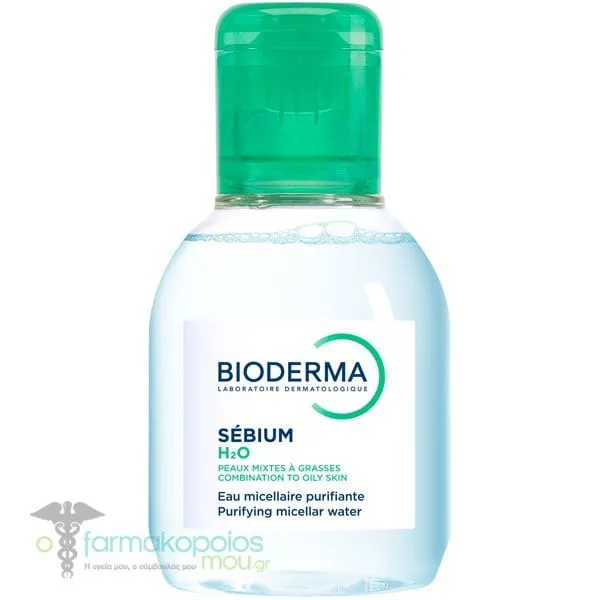 Bioderma Sebium H2O Νερό Micellaire Καθαρισμού &amp; Ντεμακιγιάζ για το Μικτό/Λιπαρό ή με Τάση Ακμής Δέρμα, 100ml