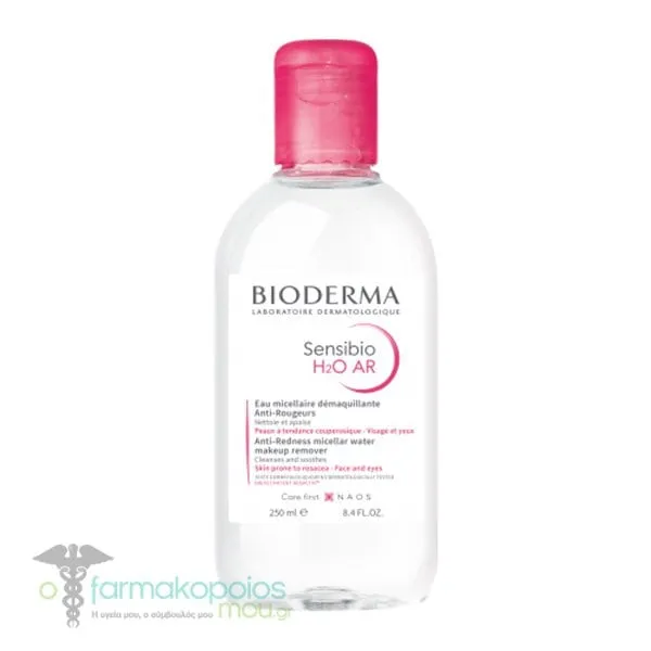 Bioderma Sensibio H2O AR Anti-Redness Micellar Water Makeup Remover, 250ml