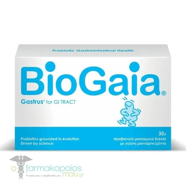 BioGaia Gastrus Probiotics, 30chew.tabs