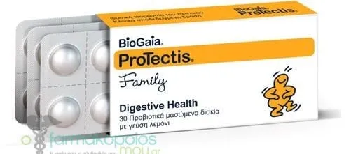 BioGaia ProTectis Family Probiotics Lemon Flavor, 30 chew.tabs