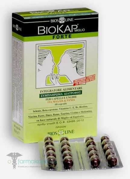 Biokap Miglio Forte Caps, 60caps