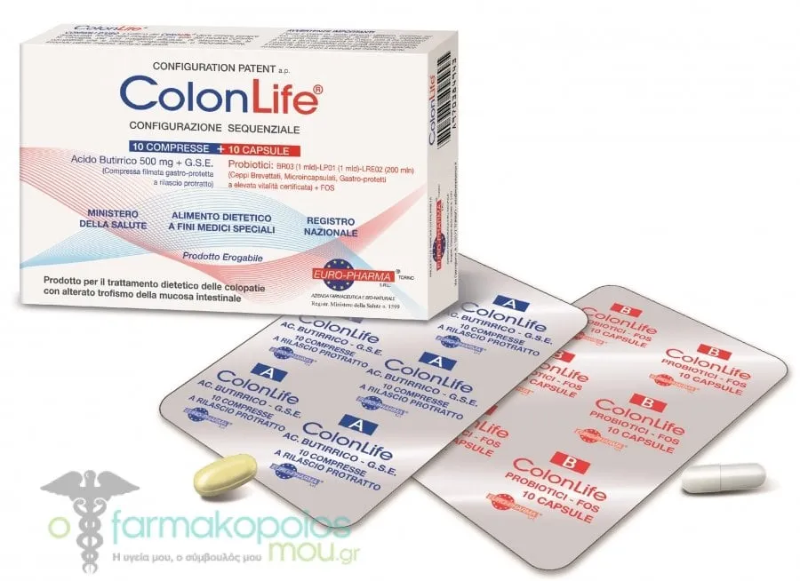 Bionat Colon Life, 10tabs & 10caps, 1set