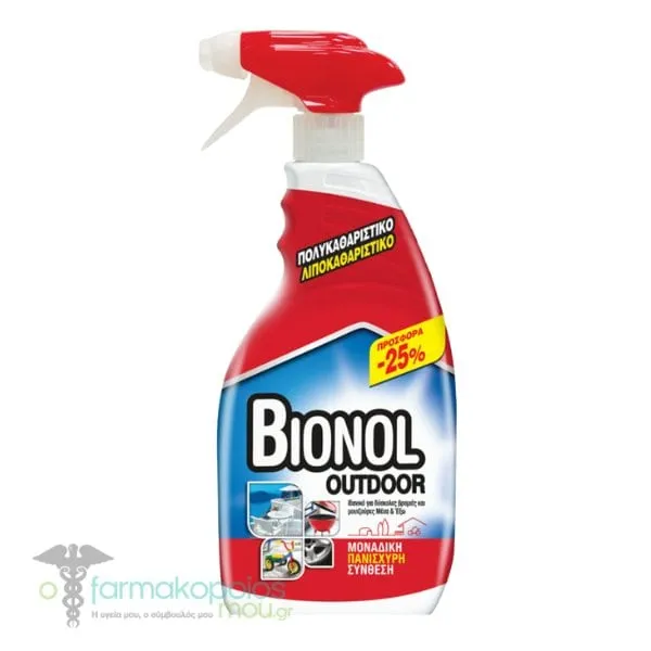 Bionol Promo (-25%) Outdoor Multi Cleaner & Degreaser Spray, 600ml