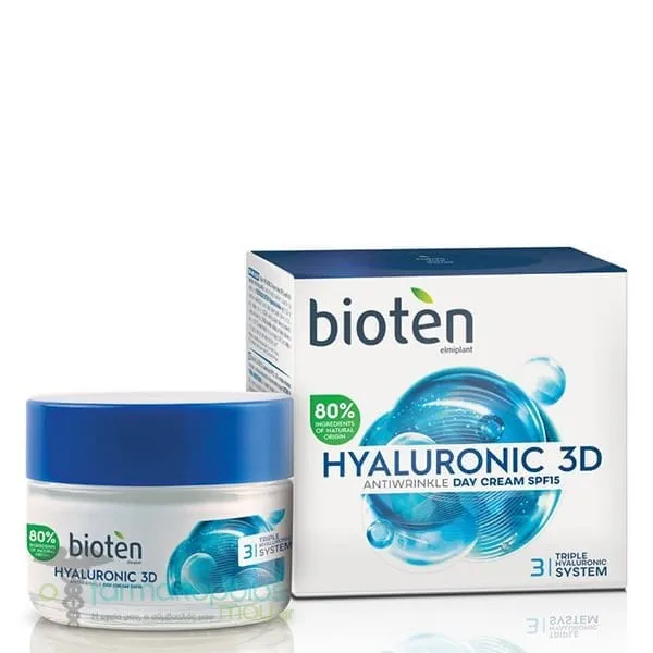Bioten Hyaluronic 3D Antiwrinkle Day Cream SPF15, 50ml