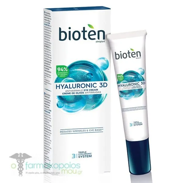 Bioten Hyaluronic 3D Antiwrinkle Eye Cream, 15 ml