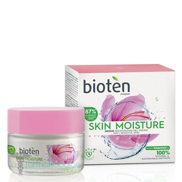 Bioten Skin Moisture Gel Cream for Dry/Sensitive Skin, 50ml