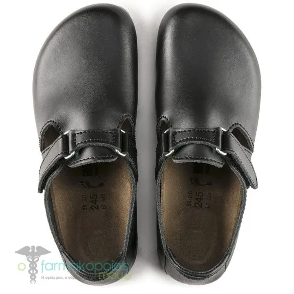 Birkenstock Linz Regular Fit Ανδρικά Ανατομικά Σαμπό (583184), 1ζευγάρι - BLACK