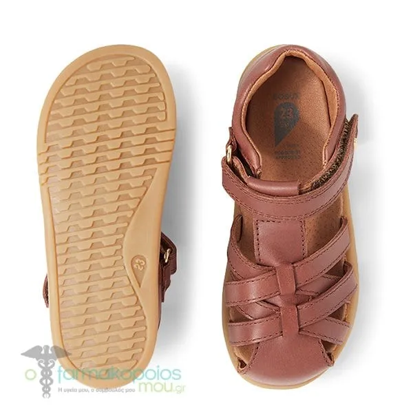 Bobux iWalk Cross Jump Sandal Cappucino Baby Shoes, 1pair