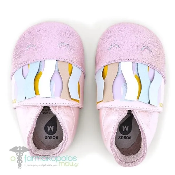 Bobux Soft Sole Shoes, 1pair - Jelly Blossom Pearl