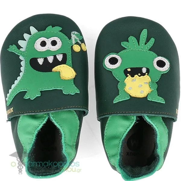 Bobux Soft Sole Shoes Baby Shoes, 1pair - Murphy Mint & Forest