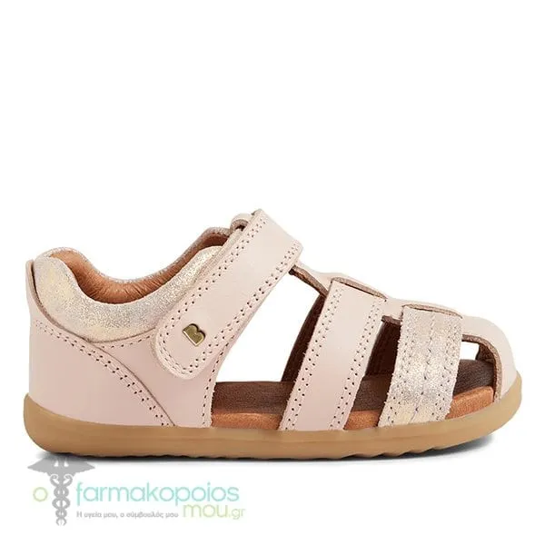 Bobux Step Up Roam Sandal Cameo Rose Baby Shoes, 1pair