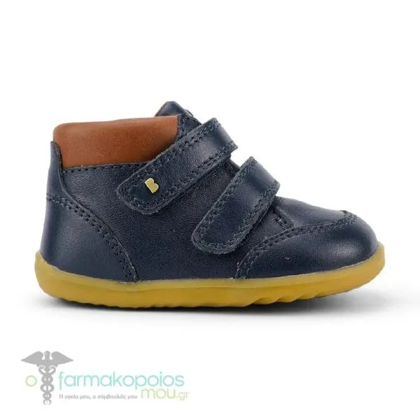 Bobux Step Up Timber Navy Baby Shoes, 1pair