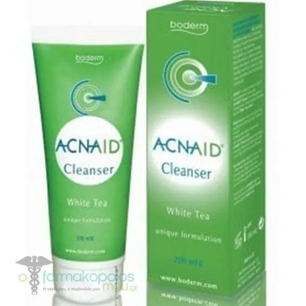 Boderm Acnaid Cleanser White Tea for Acne-Prone Skin, 200ml