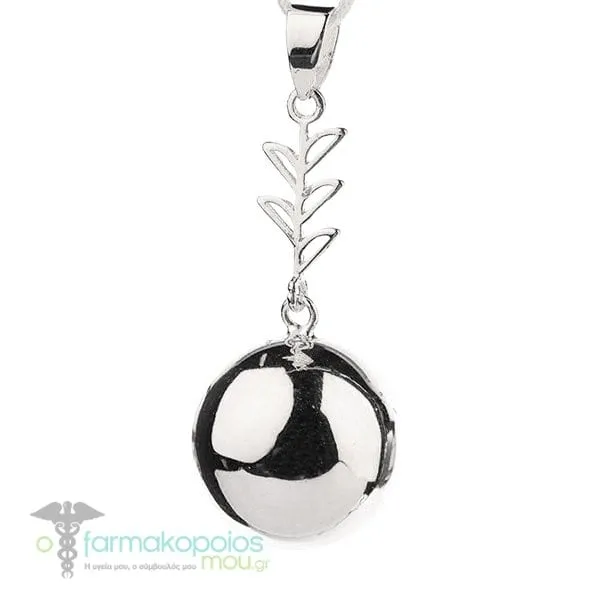 Bola Silver Leaf Pregnancy Necklace, 1 piece