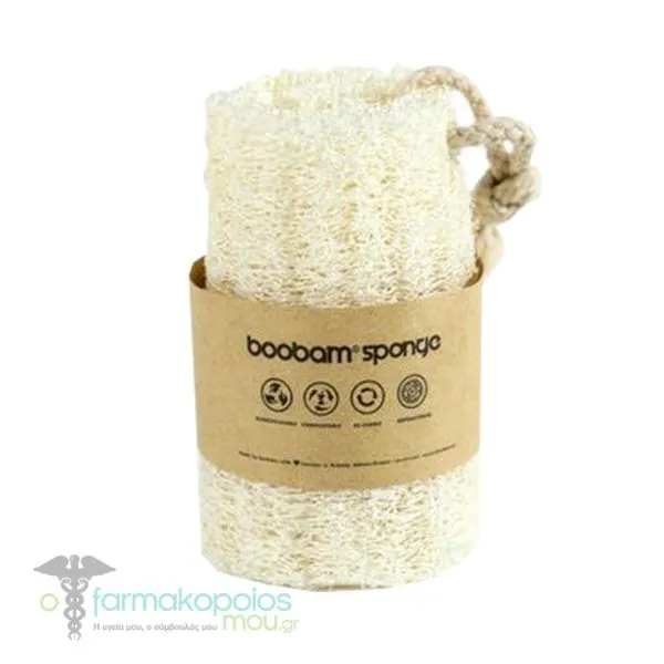 Boobam Bamboo Sponge Round, 1pc