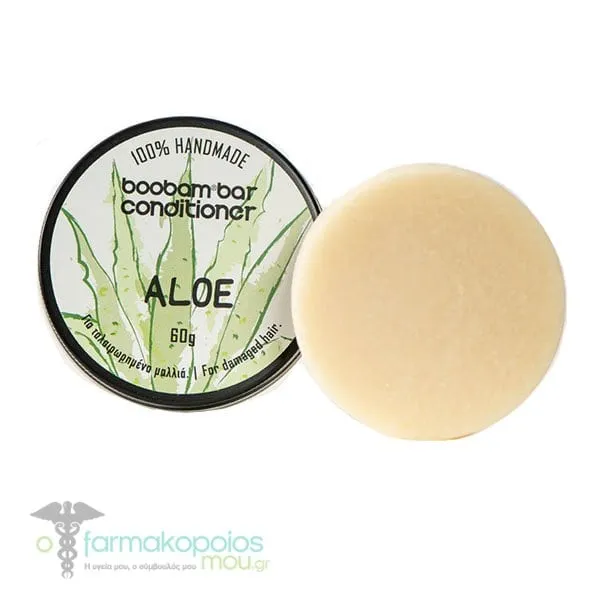 Boobam Conditioner Bar Aloe for Damaged Hair, 60g
