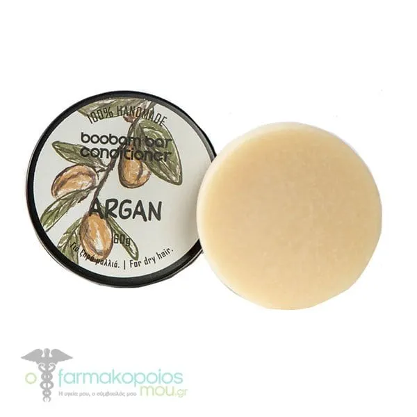 Boobam Conditioner Bar Argan for Dry Hair, 60g