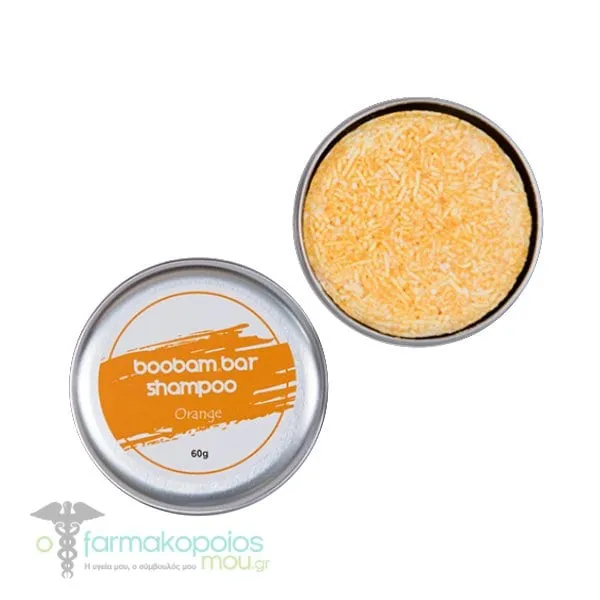 Boobam Bar Shampoo, 60gr - Πορτοκάλι