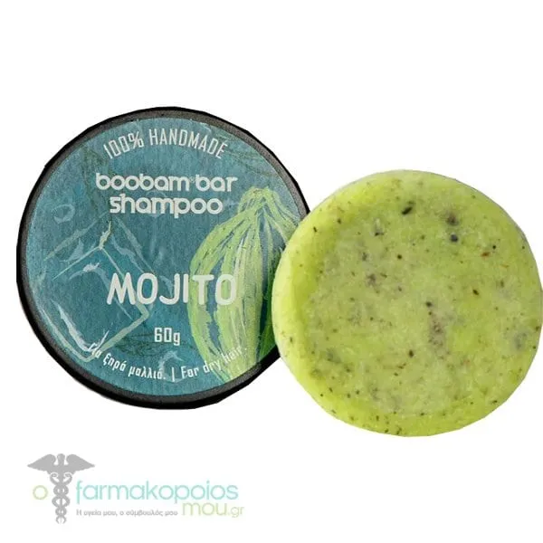 Boobam Shampoo Bar Mojito for Dry Hair, 60g