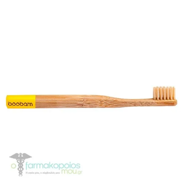 Boobam Brush Style, Kids, Extra Soft, 1pc - Κίτρινο