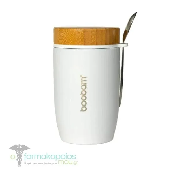Boobam Food Thermos, 500ml - 008 Λευκό