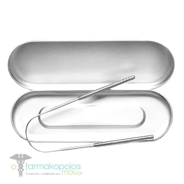 Boobam Tongue Scraper, 1pc - Silver