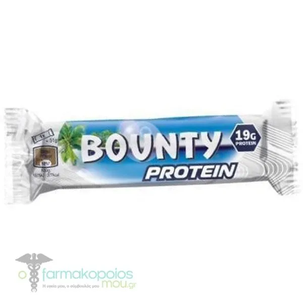 Bounty Hi Protein Bar Coconut, 52gr