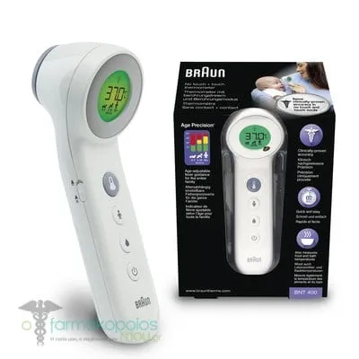 Braun No Touch & Touch Forehead Thermometer BNT400, 1pc