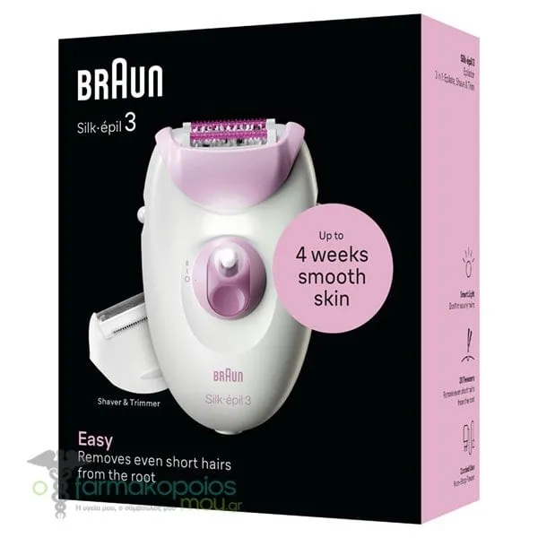 Braun Silk Epil 3 Epilator SE3031, 1pc