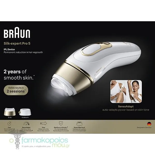 Braun Silk Expert Pro 5 PL5210 Συσκευή Φωτόλυσης, 1τεμ