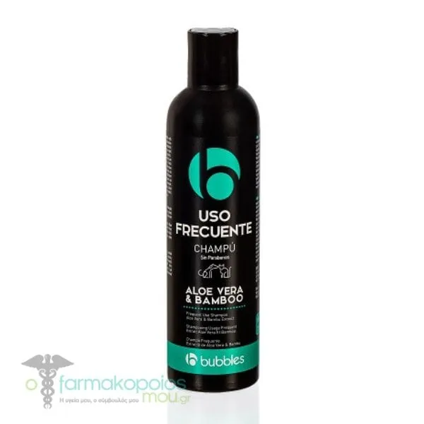 Bubbles Frequent Use Pet Shampoo Aloe & Bamboo Extract, 250ml