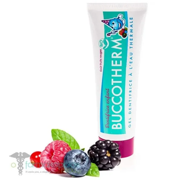 Buccotherm Kids Toothpaste with Raspberry Flavor for 3Y+, 50ml