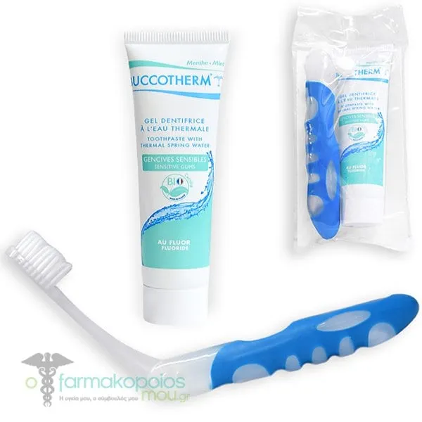 Buccotherm Kit Voyage Σετ Ταξιδιού με Οδοντόβουρτσα, 1τεμ &amp; Οδοντόκρεμα, 1τεμ, 1σετ