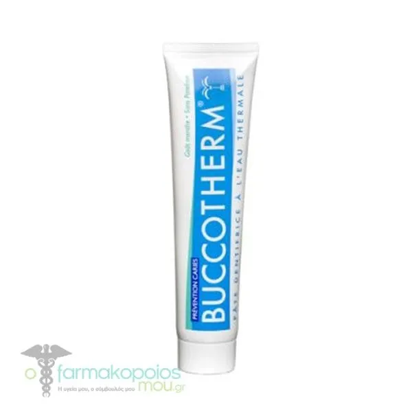 Buccotherm Tooth Decay Prevention Natural Anti-Plaque Toothpaste with Mint Flavor, 75ml