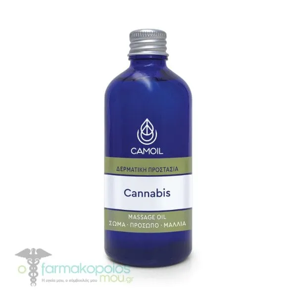 Camoil Cannabis Massage Oil Έλαιο Μασάζ για Δερματική Προστασία, 100ml