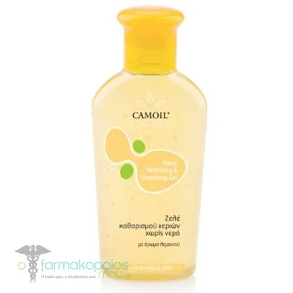 Camoil Johnz Hand Sanitizing & Cleansing Gel Καθαρισμού Χεριών Xωρίς Νερό Λεμόνι, 80ml