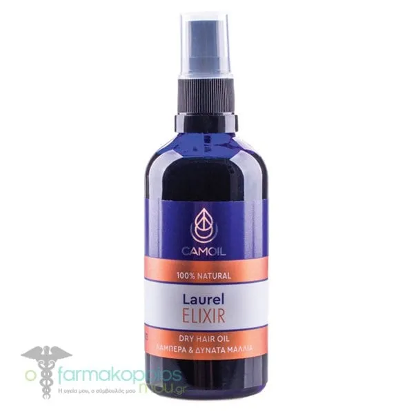 Camoil 100% Natural Laurel Elixir Dry Hair Oil, 100ml
