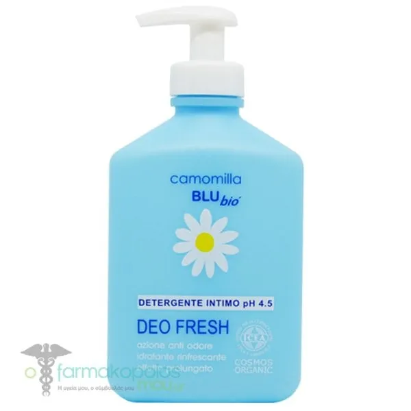 Camomilla Blu Deo Fresh Intimate Wash Υγρό Καθαρισμού Eυαίσθητης Περιοχής pH4.5, 300ml