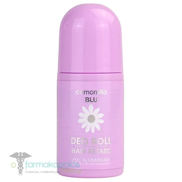 Camomilla Blu Deo Roll-On Αποσμητικό με Δράση Κατά της Τριχοφυΐας, 50ml