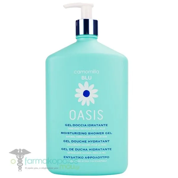 Camomilla Blu Oasis Moisturizing Shower Gel Ενυδατικό Αφρόλουτρο για Όλη την Οικογένεια, 1000ml