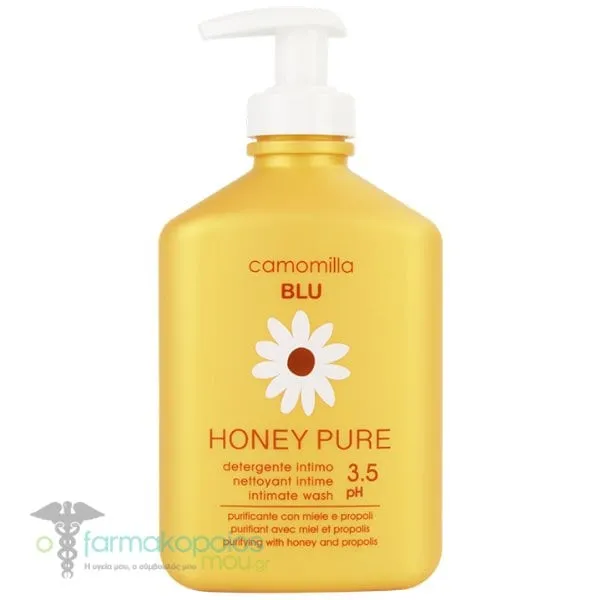 Camomilla Blu Ηoney Pure Intimate Wash Υγρό Καθαρισμού Eυαίσθητης Περιοχής pH3.5, 300ml