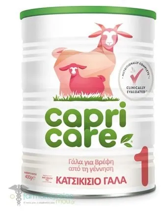 Capricare 1 Goat Baby Milk Powder 0-6m, 400gr