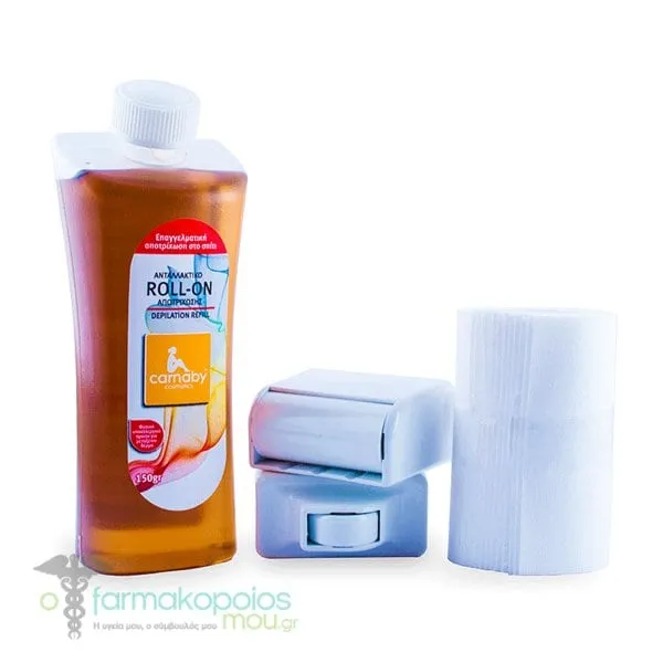Carnaby Cold Wax Roll-On for the Face and Body, 1set
