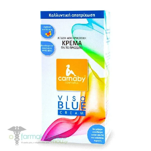 Carnaby Viso Blue Depilatory Face Cream, 60ml