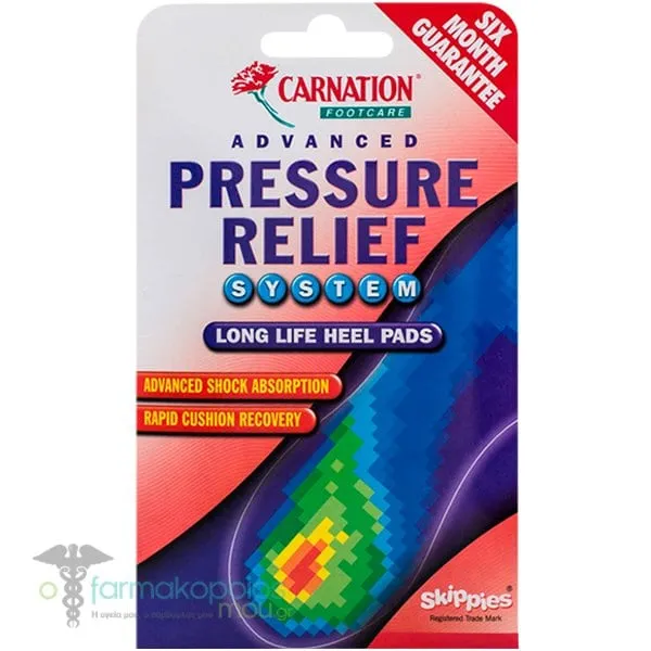 Carnation Advanced Pressure Relief Heel Pads, 1 pair