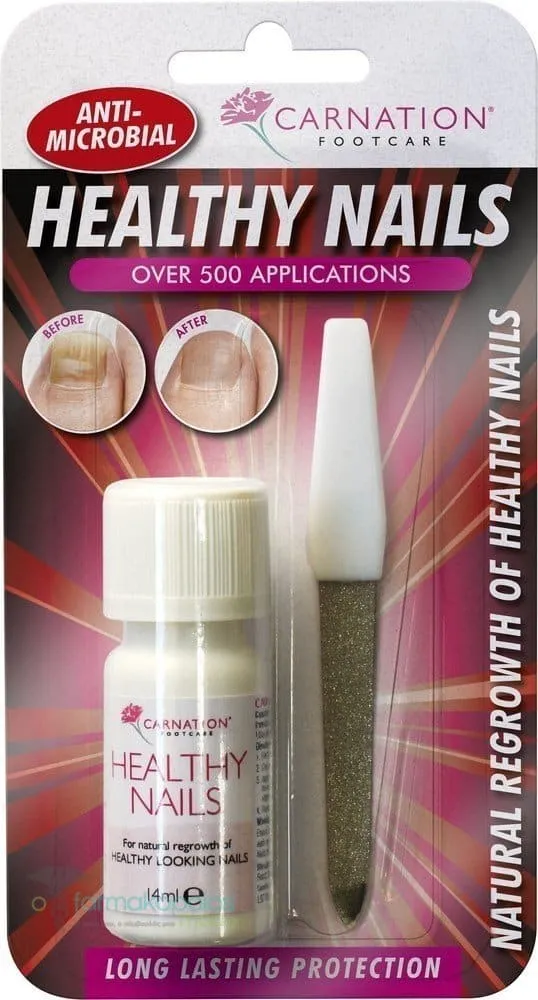 Carnation Healthy Nails, 14 ml &amp; μία λίμα
